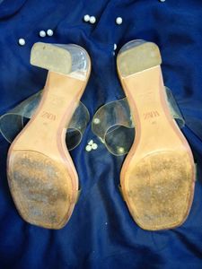 BOGO🎁Buy One Get 1 Free🎁Zara Clear Strap Heels