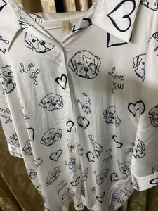 Puppy Love Print Top