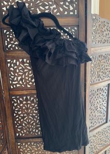 Zara Limited Edition Frill Cotton Dress From NY