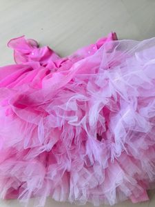Baby Girl Frock With HairCap And Lengish