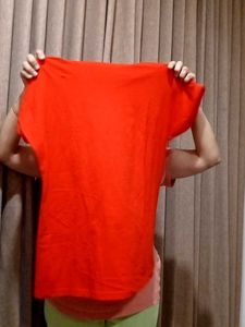 Red Tommy Hilfiger Print Tee