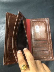 BOVIS Brown Leather Wallet