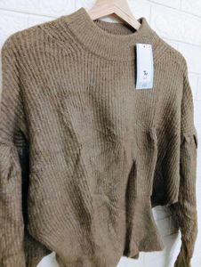 Brown Knit Sweater