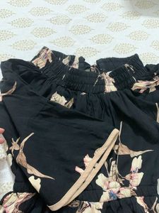 Black Floral Dress For 12-13 Year Old Girls