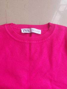 Zara Hot Pink Top
