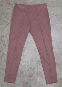 Dusty Rose Suede Pants