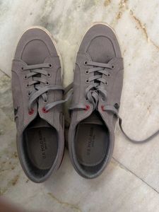 US POLO ASSN grey And Red Shoes