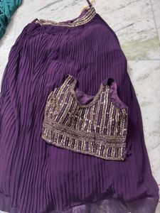 Purple Lehenga Choli