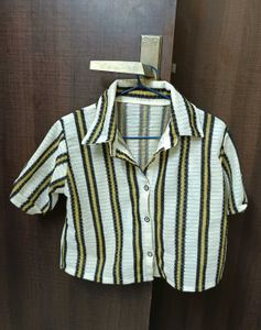 Striped Crop Top