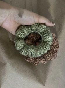 Crochet Scrunchie Set