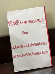 BA Course Students English Exm Note Book First Yr