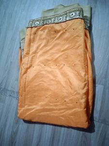 VeryBeautiful 2 Colour Silk Saree