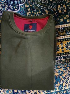U.S. Polo Assn. Olive Sweatshirt