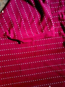 Daily Bear Maroon T Shirt For Girls
