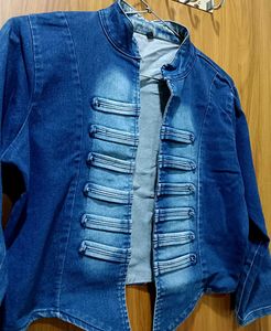 Blue Denim Style Jacket