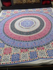 Multicolour Bed sheet