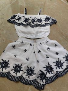 Baby Embroidered Two-Piece Set