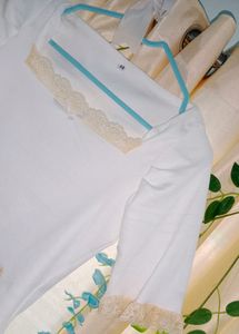 Coquette Lace Trim Top🎀