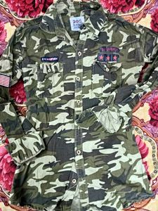 Army Print T Shirt
