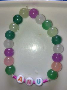 Handmade Beaded &#39;ANU&#39; Bracelet