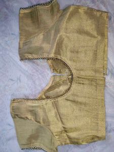Gold Beaded Blouse