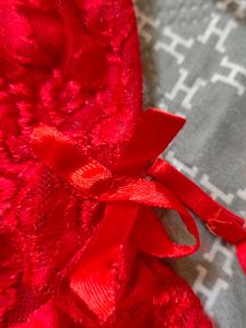Red Lace Lingerie Set