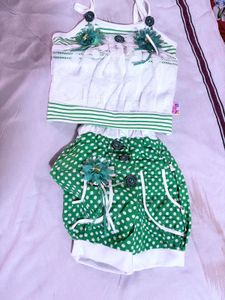 Girls&#39; White 3-Piece Outfit