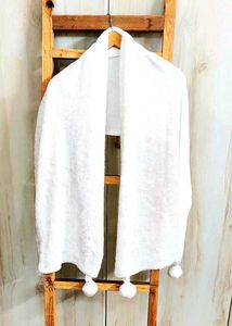 Full Size Stole White Colour