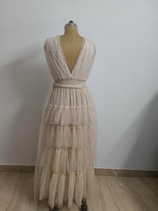 Zury Fluffy Baby Pink Dress