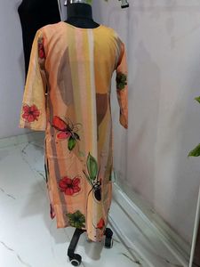 New Floral Print Kurta Set