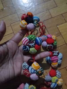 Handmade Colorful Necklace For Durga Puja Special