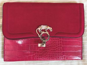 Elegant Red Clutch / sling bag
