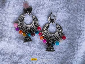 Peacock Jhumka Earrings