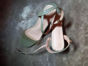 Green Transparent Heel