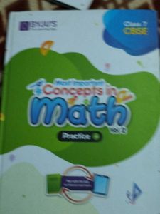 Class 7 Math Practice Vol 2 and 1