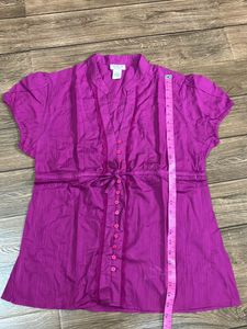 Magenta Cotton Top