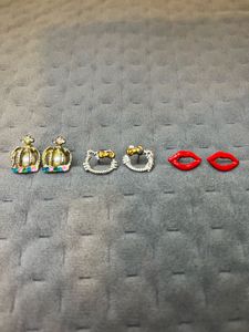 Set Of 3 Earrings