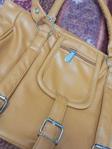 Beautiful Golden Hand Bag