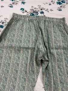 Floral Print Kurta Pant Set