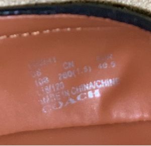 Coach Bellies Black With Golden Logo