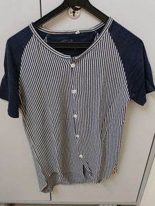 Striped Button-Down Shirt