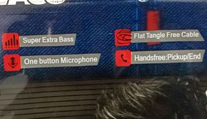 Earphone Black With Microphone