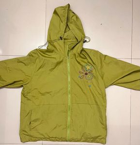 Green Floral Embroidered Jacket