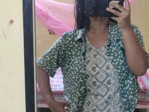 Floral Print Short Sleeve Button-Down