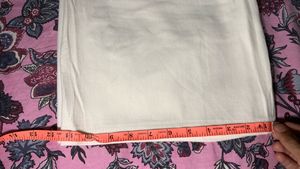 Cream Corduroy Drawstring Pants