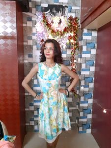 Women Pure Cotton Printed Dress