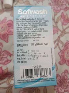 Sofwash White Pearl Soap