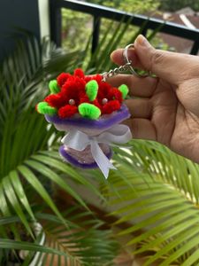 Flower Bouquet Keychain