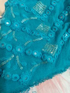 Pure Georgette Embroidered Cloth