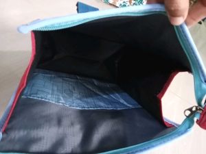 Red &amp; Blue Tote Bag